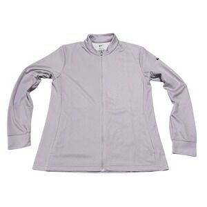 Nike Dri-Fit Women's Zip Up Activewear Training Jacket Purple Size‎ Medium